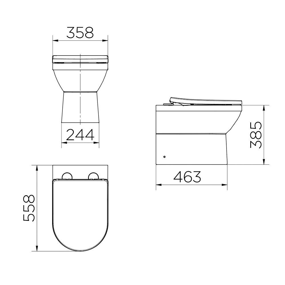 Vaso Sanitário Convencional Docol Next 1669866 Branco Esmaltado