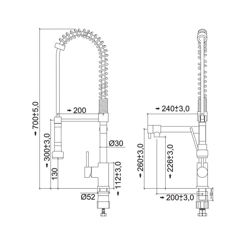 チコ Torneira Misturador Monocomando Lorenzetti Lorenkitchen 2267 C76