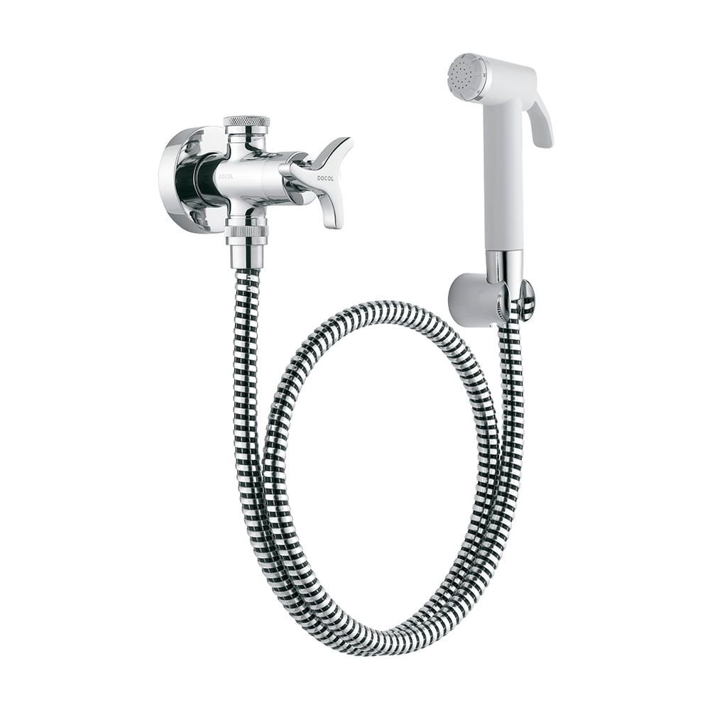 Ducha Higiênica Docol Trio 502506 com Registro e Derivação Branca
