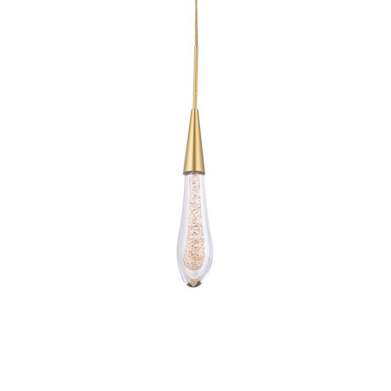 Lustre Pendente Nordecor Leah 2409 Dourado Led Bivolt