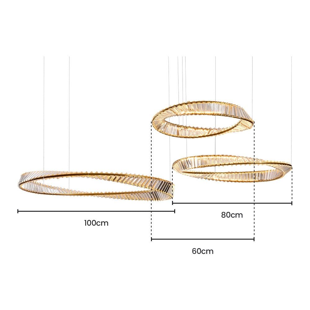 Lustre Pendente Skylight Domino 4043 G Led Bivolt