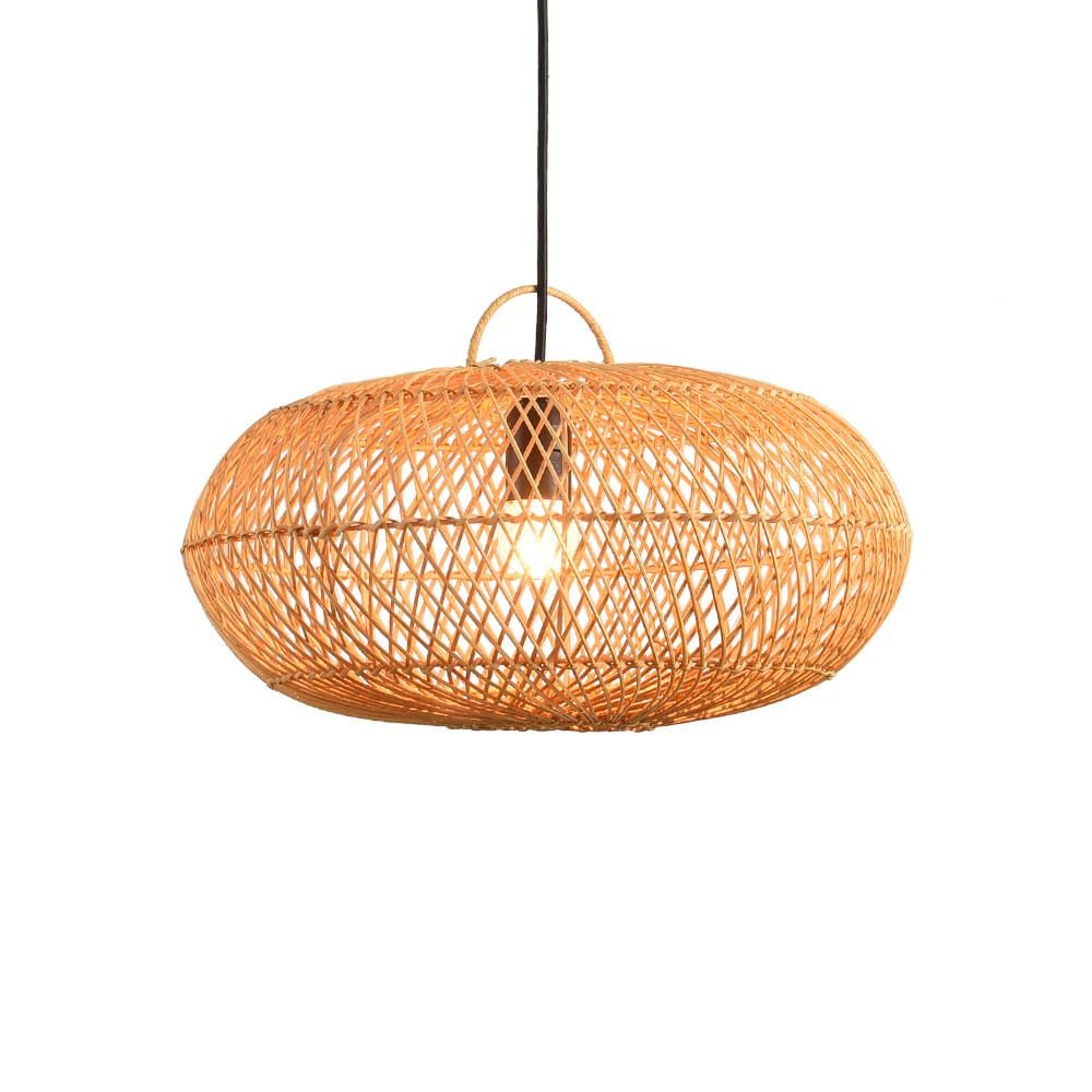 Lustre Pendente Skylight Ôtaki 4047 P Rattan E27 Bivolt Lustre Pendente Skylight Ôtaki 4047 P Rattan E27 Bivolt