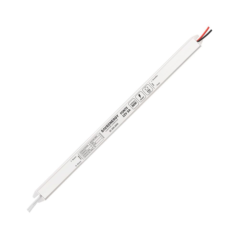 Perfil de Led de Sobrepor Save Energy LLS Flex II 1 Metro com LED