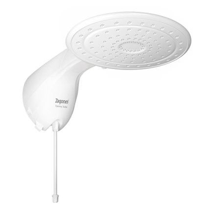 Chuveiro Cardal Potenza Eletrônico com Pressurizador Branco